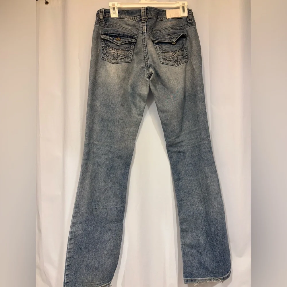 Jade Jeans Y2K Vintage Distressed Low Rise Jeans - Picture 5 of 6